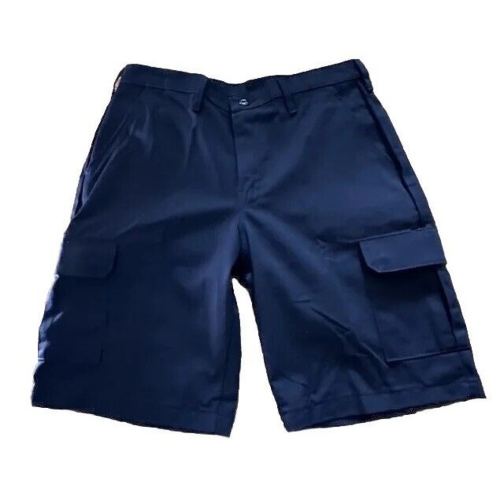 Red Kap Men's Black Cargo Shorts 34 x 12 Work Shorts Uniform NWT